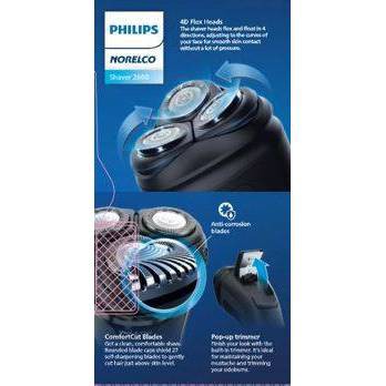 Philips Norelco Wet & Dry Men's Rechargeable Electric Shaver 2600 - Imperfect Box This is Beauty US