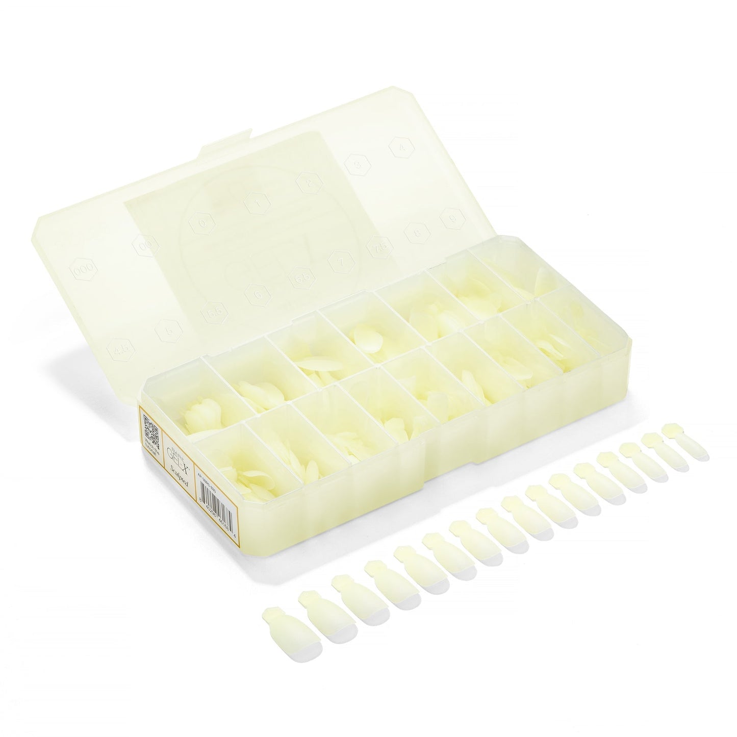 Aprés Bare Gel-X Sculpted Box of Tips (16 sizes, 280pcs) Lunali Nail Supply