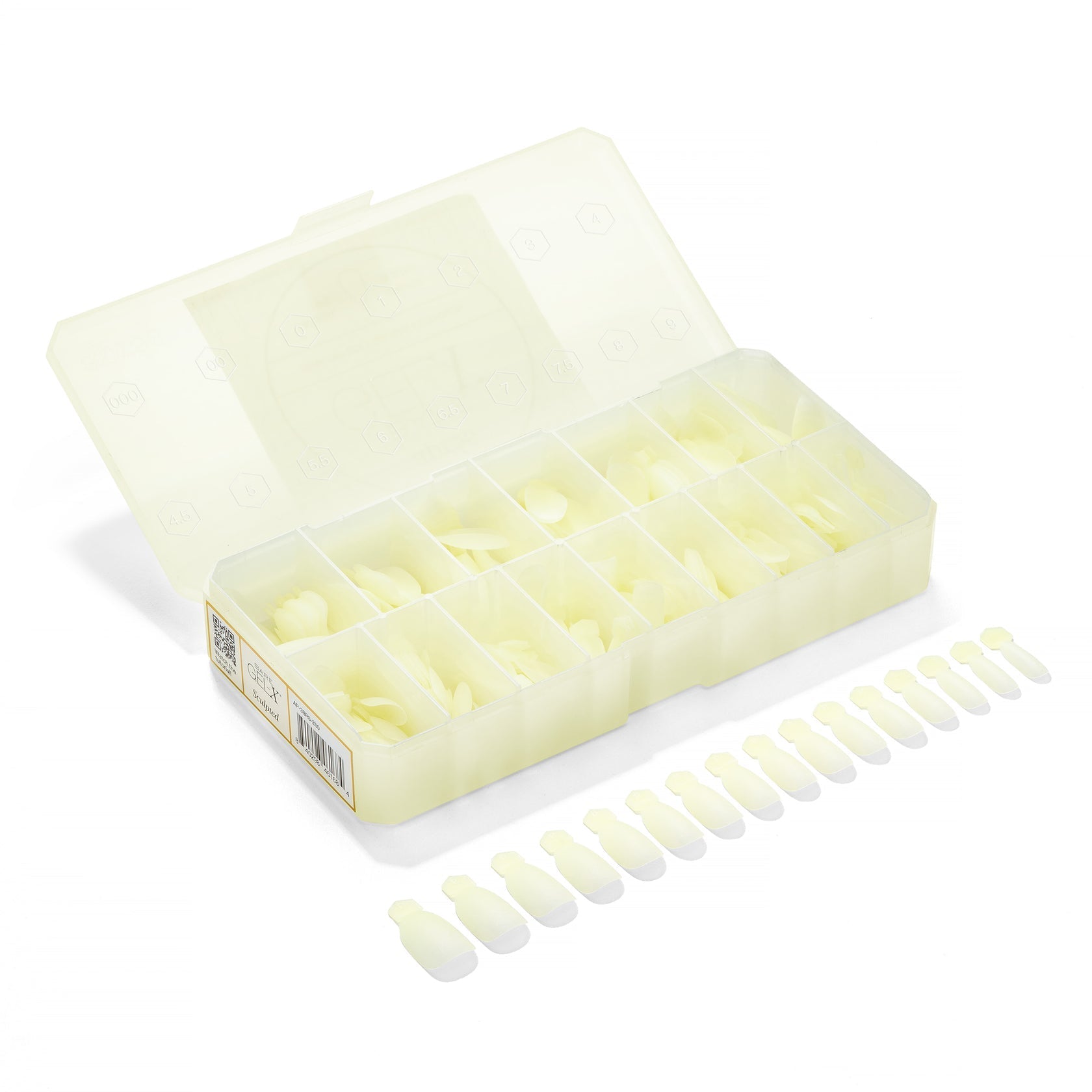 Aprés Bare Gel-X Sculpted Box of Tips (16 sizes, 280pcs) Lunali Nail Supply