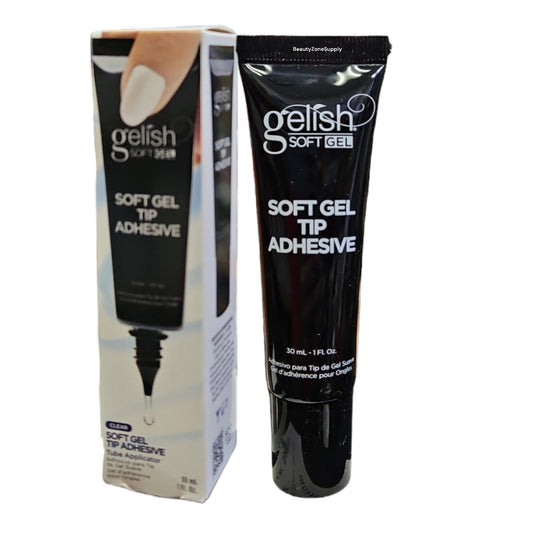 Gelish - Soft Gel Tip Adhesive 1oz Tube Queen Nails & Beauty Supplies