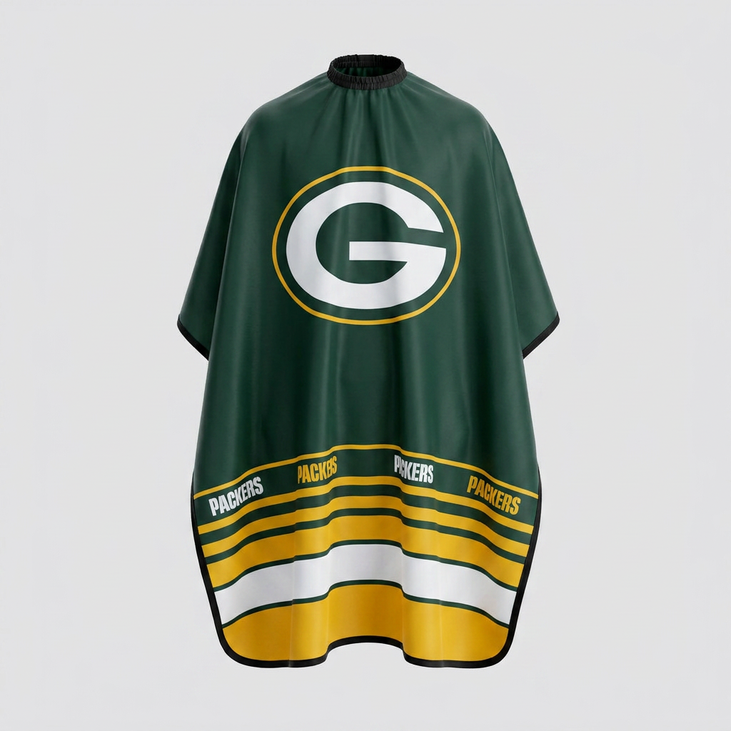 Green Bay Packers Barber Cape myteamcape