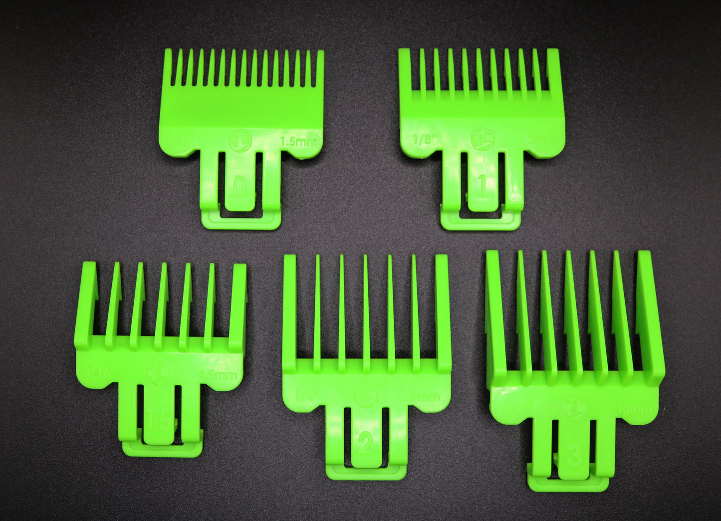 Universal Comb Attachments 5pc. Set Irving Barber Company