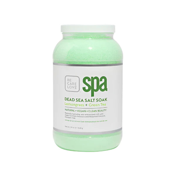BCL Spa - Lemongrass + Green Tea - Dead Sea Salt Soak Queen Nails & Beauty Supplies