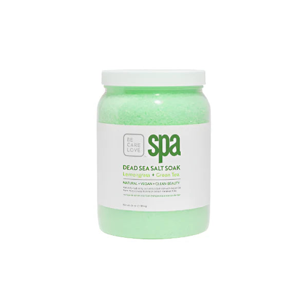 BCL Spa - Lemongrass + Green Tea - Dead Sea Salt Soak Queen Nails & Beauty Supplies