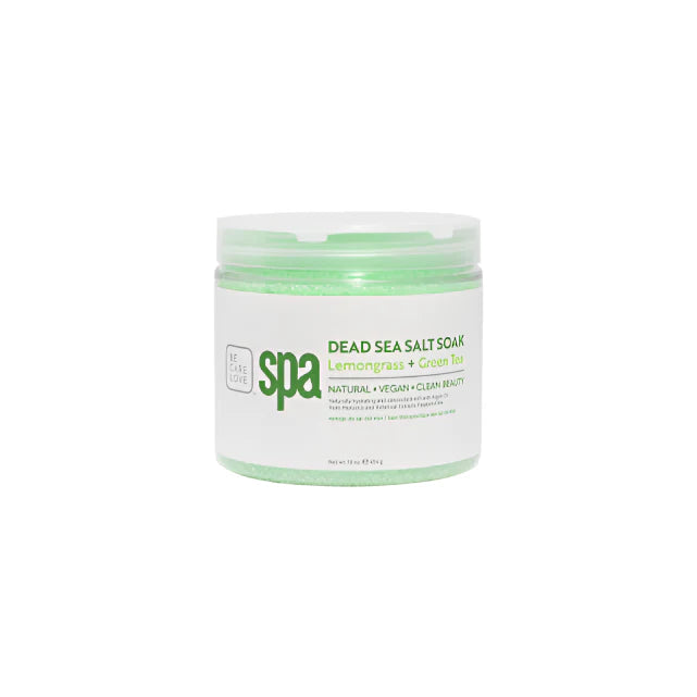 BCL Spa - Lemongrass + Green Tea - Dead Sea Salt Soak Queen Nails & Beauty Supplies