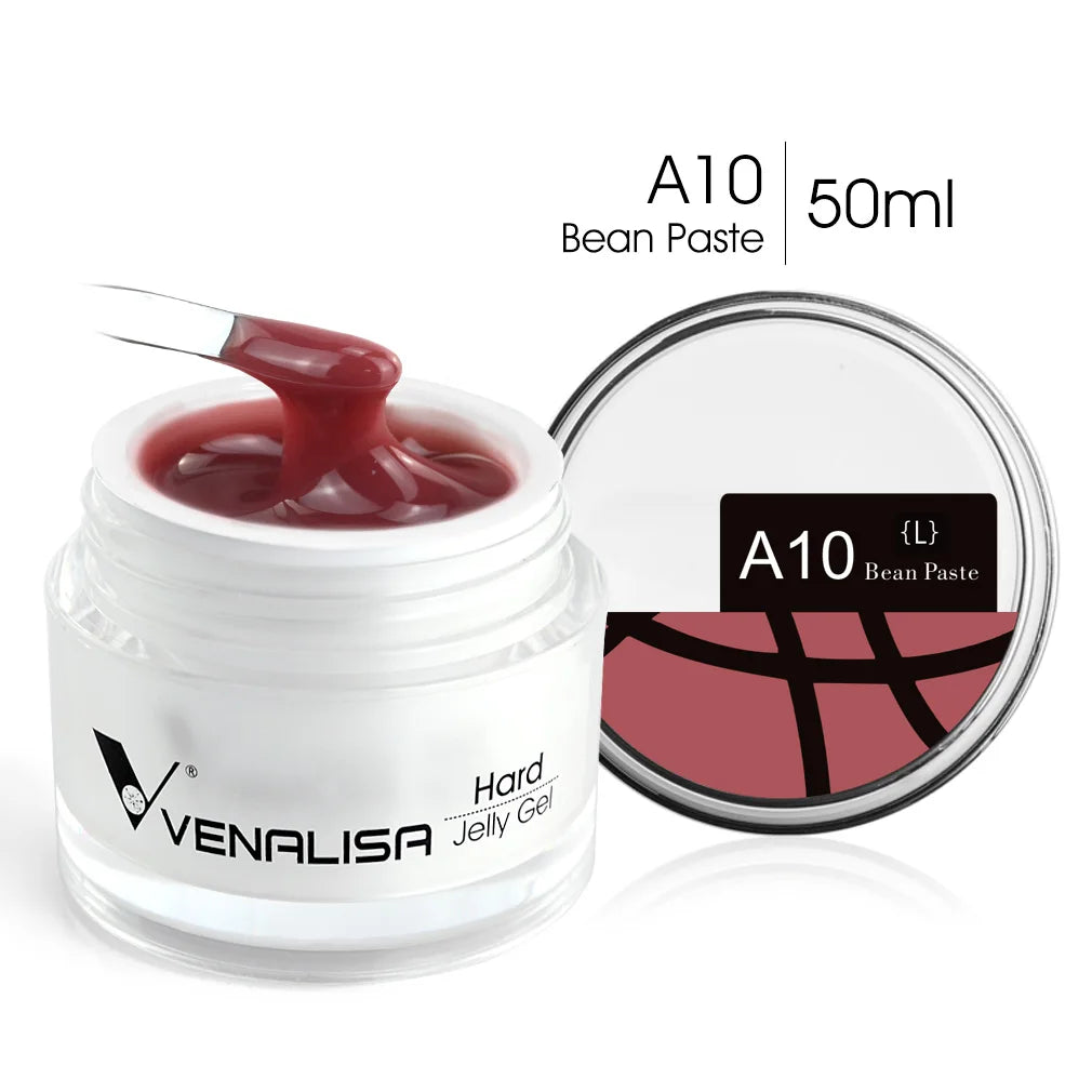 50ml TPO Free Jelly Nail Extension Gel Nail Builder French Nail Gum Venalisa Clear Natural Color Soak Off UV Construction Gel Blushimmer