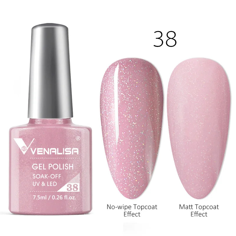 Luxury Color Nail Gel Venalisa Gel Nail Polish Lacquer Soak Off UV LED Long Lasting Nail Gel Varnish Good Price Super Gel Polish Blushimmer