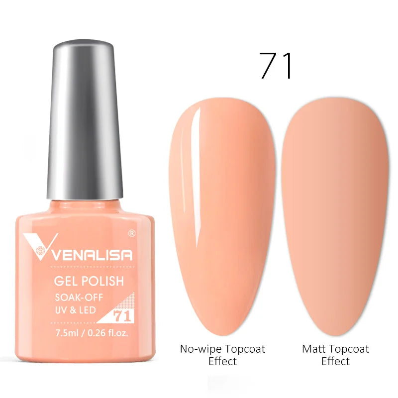 Luxury Color Nail Gel Venalisa Gel Nail Polish Lacquer Soak Off UV LED Long Lasting Nail Gel Varnish Good Price Super Gel Polish Blushimmer