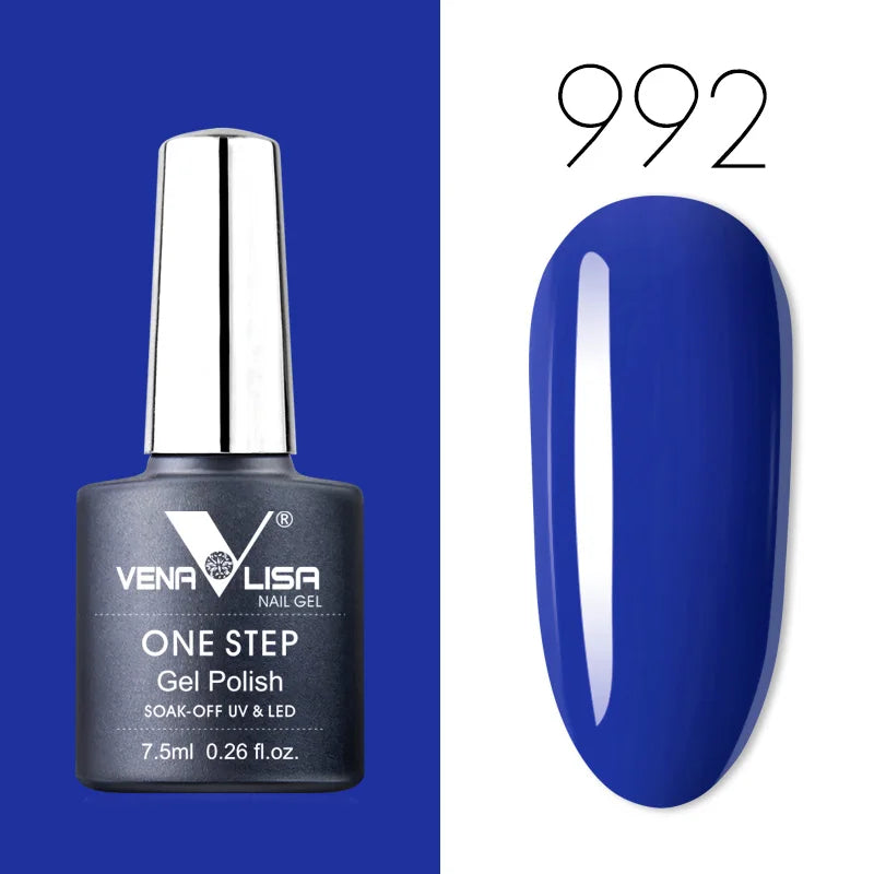 VENALISA 3-in-1 UV Gel Polish One-Step Gel Lacquer Organic Soak off Nail Art Varnish for LED/UV Light New Arrival Nail Salon Blushimmer
