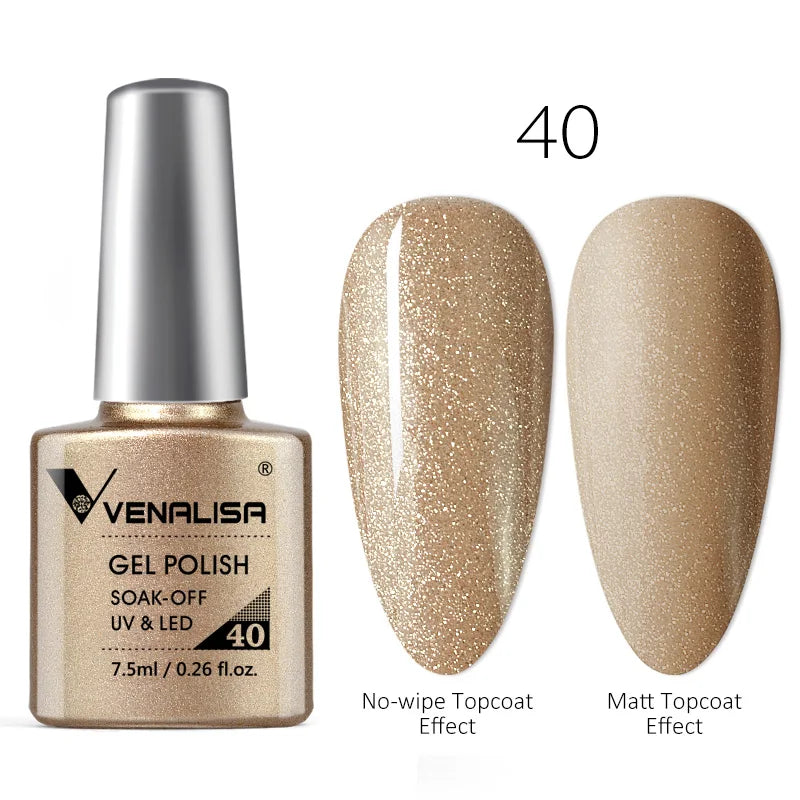 Luxury Color Nail Gel Venalisa Gel Nail Polish Lacquer Soak Off UV LED Long Lasting Nail Gel Varnish Good Price Super Gel Polish Blushimmer