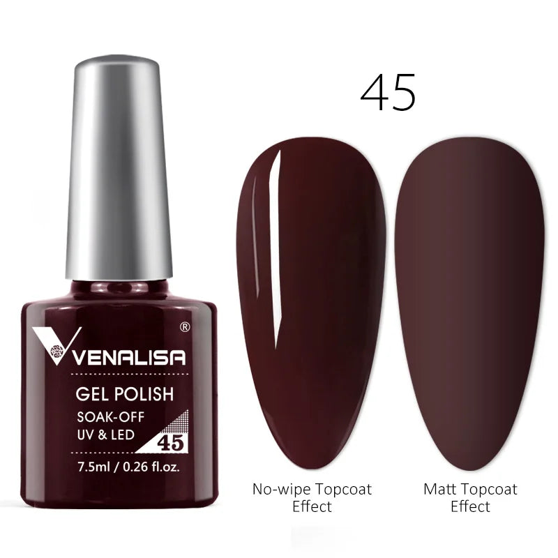 Luxury Color Nail Gel Venalisa Gel Nail Polish Lacquer Soak Off UV LED Long Lasting Nail Gel Varnish Good Price Super Gel Polish Blushimmer