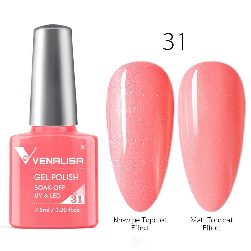 Luxury Color Nail Gel Venalisa Gel Nail Polish Lacquer Soak Off UV LED Long Lasting Nail Gel Varnish Good Price Super Gel Polish Blushimmer