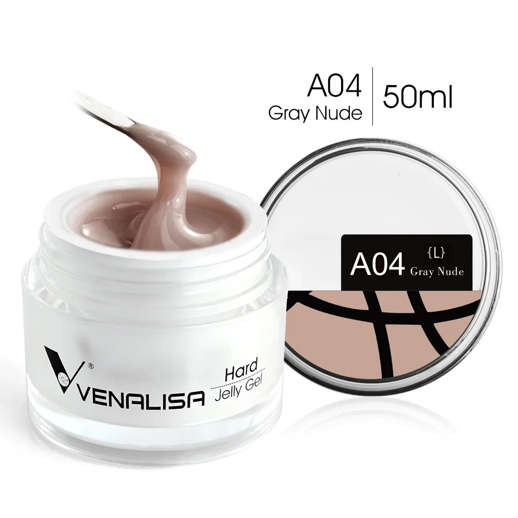 50ml TPO Free Jelly Nail Extension Gel Nail Builder French Nail Gum Venalisa Clear Natural Color Soak Off UV Construction Gel Blushimmer