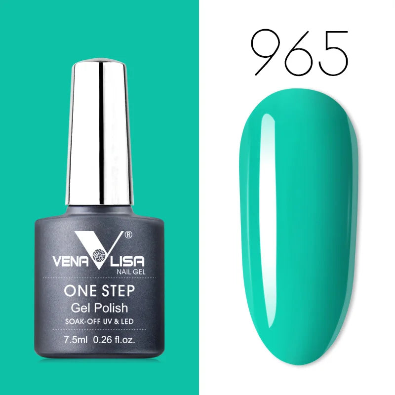 VENALISA 3-in-1 UV Gel Polish One-Step Gel Lacquer Organic Soak off Nail Art Varnish for LED/UV Light New Arrival Nail Salon Blushimmer