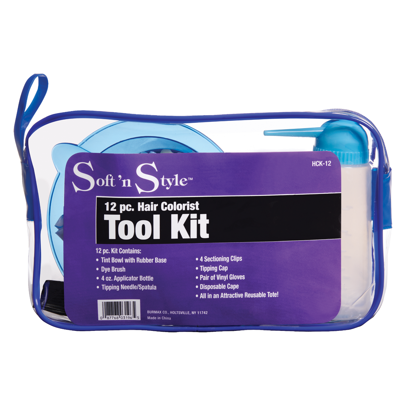 Soft 'n Style Hair Colorist Tool Kit - 12 pc Beauty Supply 123 Outlet
