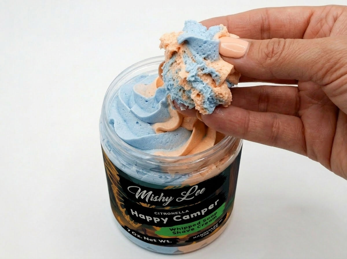Happy Camper Whipped Soap and Shave Cream Mishy Lee Boutique