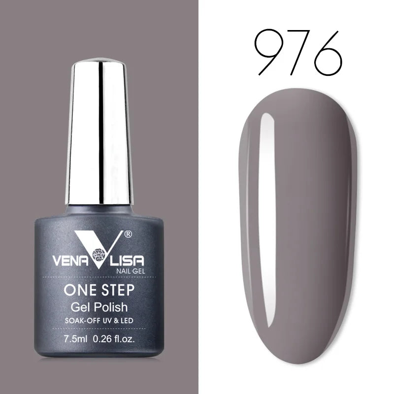 VENALISA 3-in-1 UV Gel Polish One-Step Gel Lacquer Organic Soak off Nail Art Varnish for LED/UV Light New Arrival Nail Salon Blushimmer