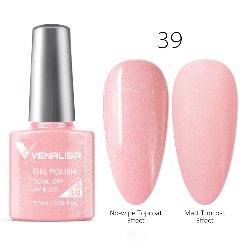 Luxury Color Nail Gel Venalisa Gel Nail Polish Lacquer Soak Off UV LED Long Lasting Nail Gel Varnish Good Price Super Gel Polish Blushimmer