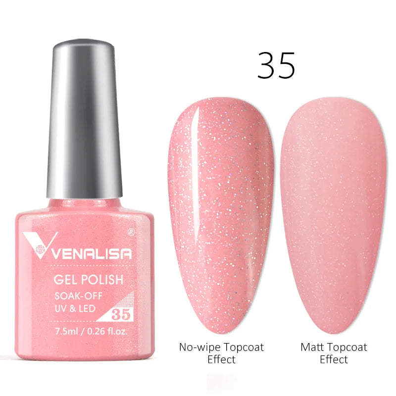 Luxury Color Nail Gel Venalisa Gel Nail Polish Lacquer Soak Off UV LED Long Lasting Nail Gel Varnish Good Price Super Gel Polish Blushimmer