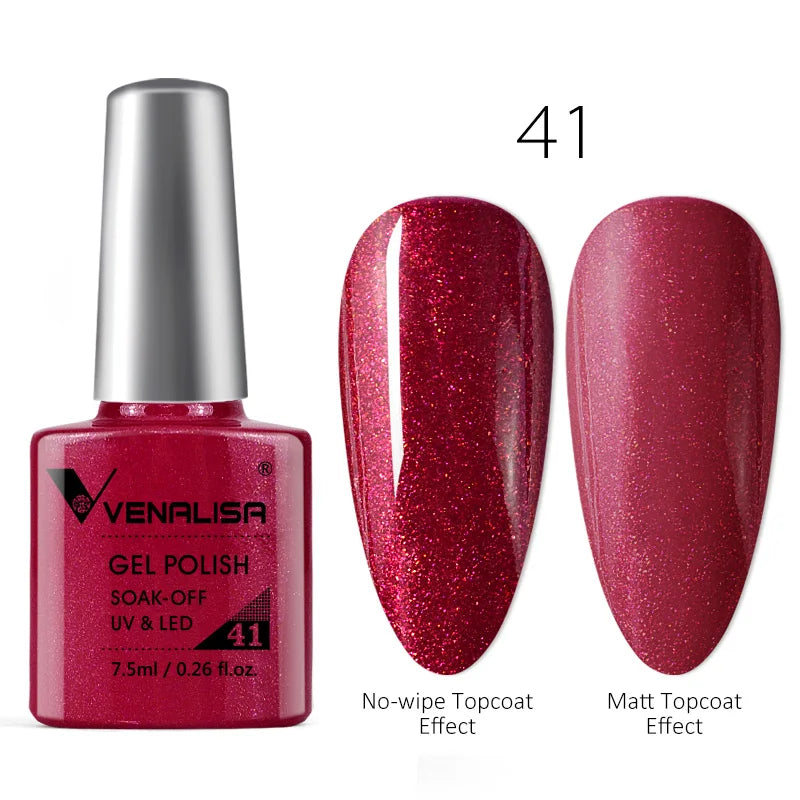 Luxury Color Nail Gel Venalisa Gel Nail Polish Lacquer Soak Off UV LED Long Lasting Nail Gel Varnish Good Price Super Gel Polish Blushimmer