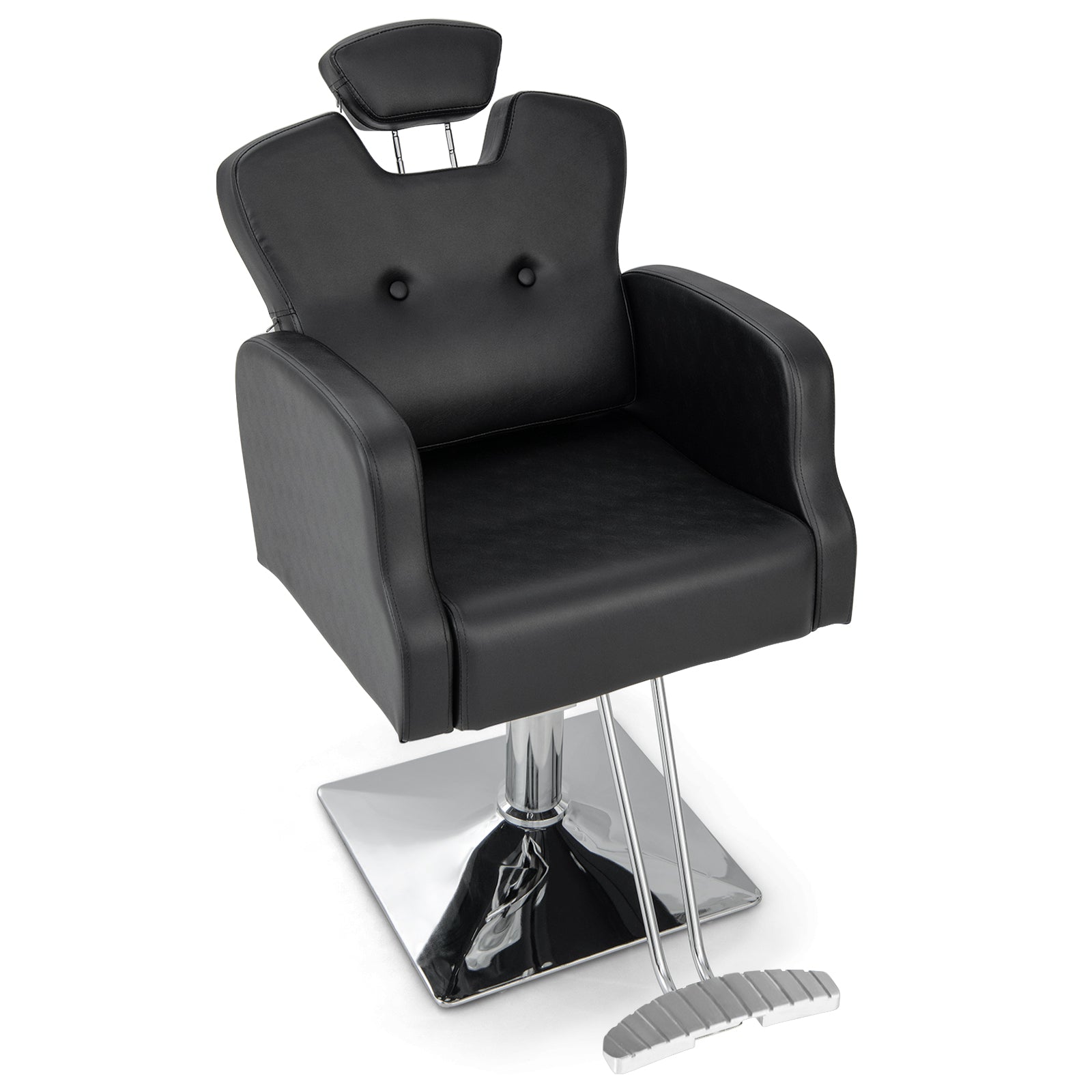 Heavy Duty Salon Chair with 360 Degrees Swivel-Black DirectDeals