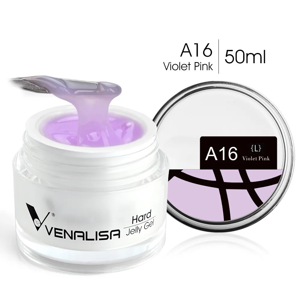 50ml TPO Free Jelly Nail Extension Gel Nail Builder French Nail Gum Venalisa Clear Natural Color Soak Off UV Construction Gel Blushimmer