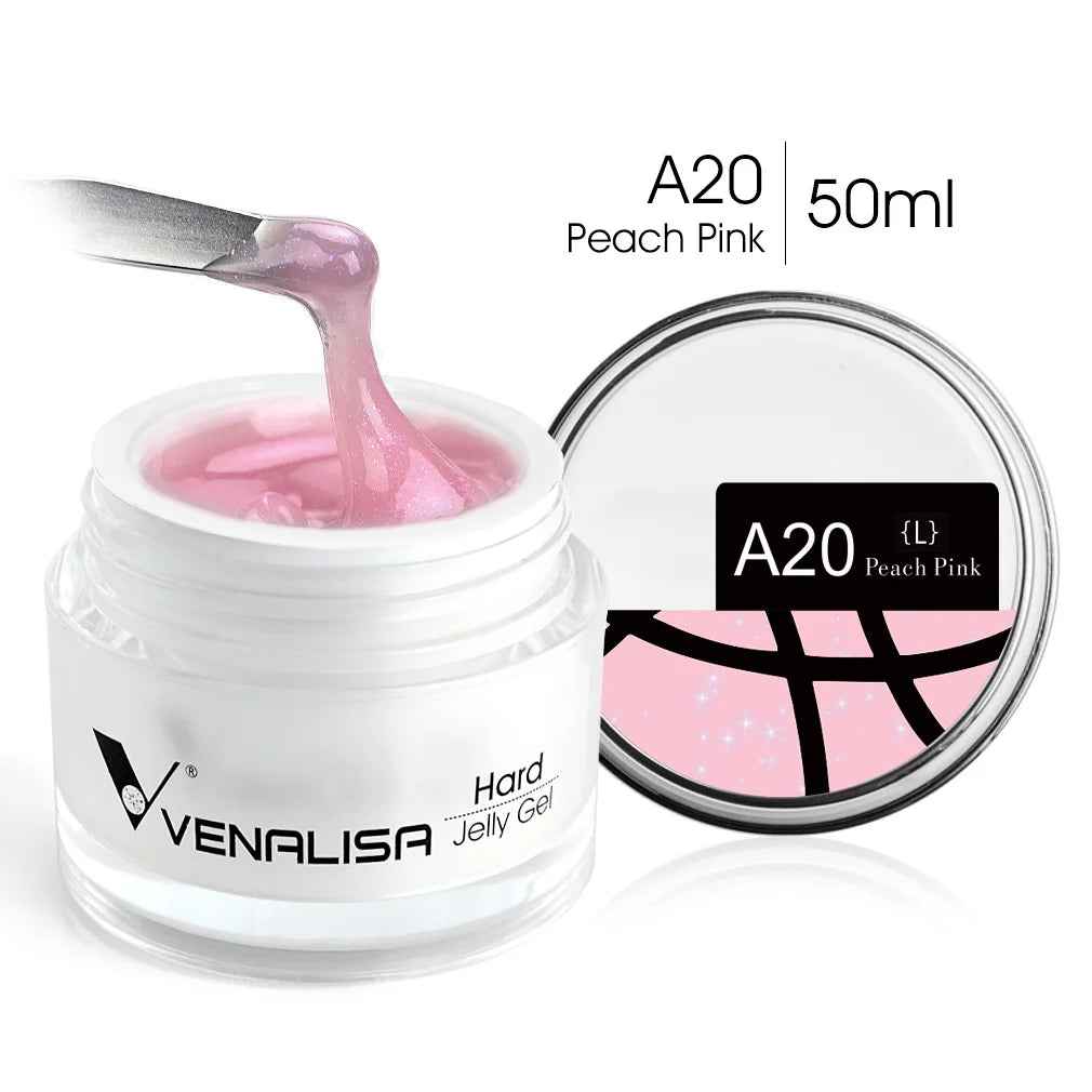 50ml TPO Free Jelly Nail Extension Gel Nail Builder French Nail Gum Venalisa Clear Natural Color Soak Off UV Construction Gel Blushimmer
