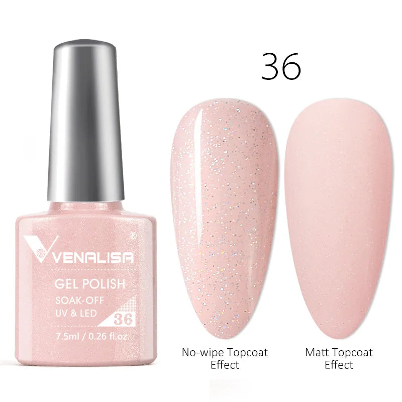 Luxury Color Nail Gel Venalisa Gel Nail Polish Lacquer Soak Off UV LED Long Lasting Nail Gel Varnish Good Price Super Gel Polish Blushimmer