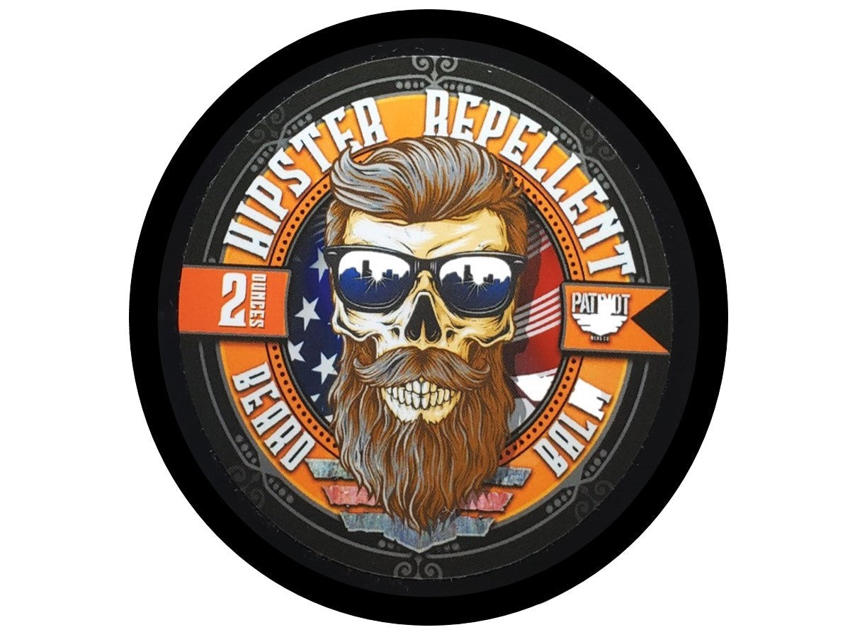 Hipster Repellent 2oz Beard Balm Citrus-Cedar-Sandalwood Patriot And Company