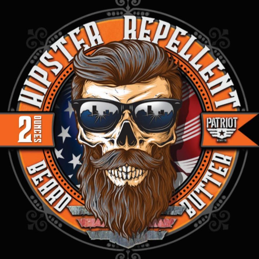 Hipster Repellent Beard Butter Citrus and Sandalwood Patriot And Company