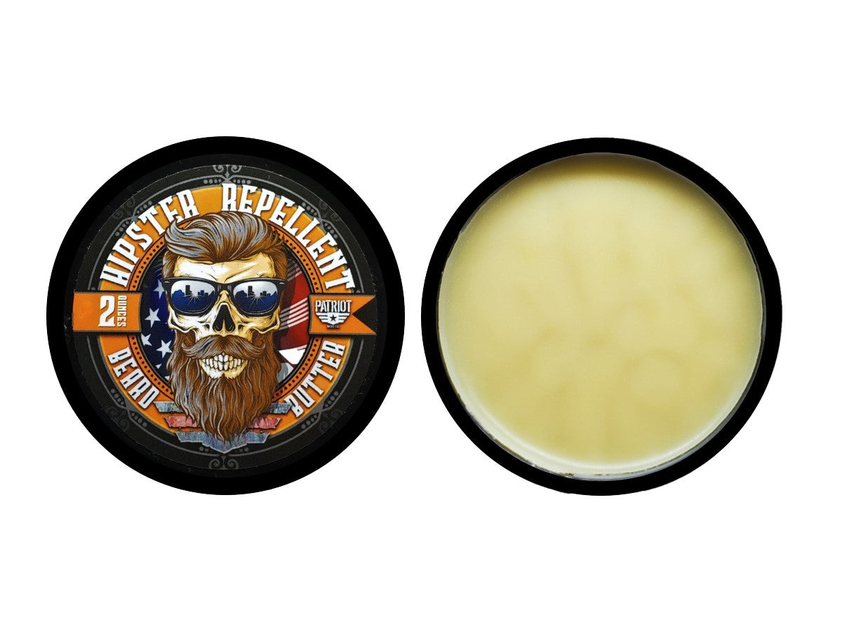 Hipster Repellent Beard Butter Citrus and Sandalwood Patriot And Company