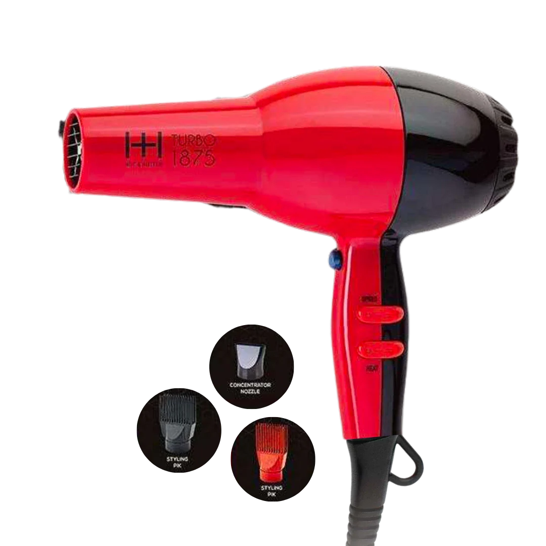 Hot & Hotter Turbo AC Professional Hair Dryer, Red Annie International, Inc.