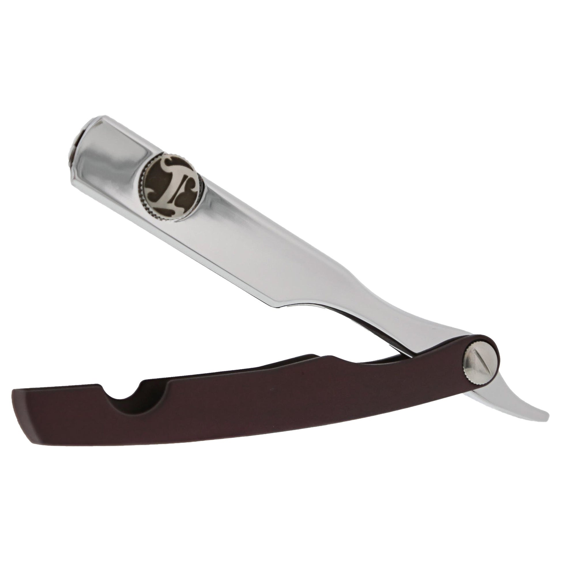 IBC Chrome / Brandy Razor Irving Barber Company