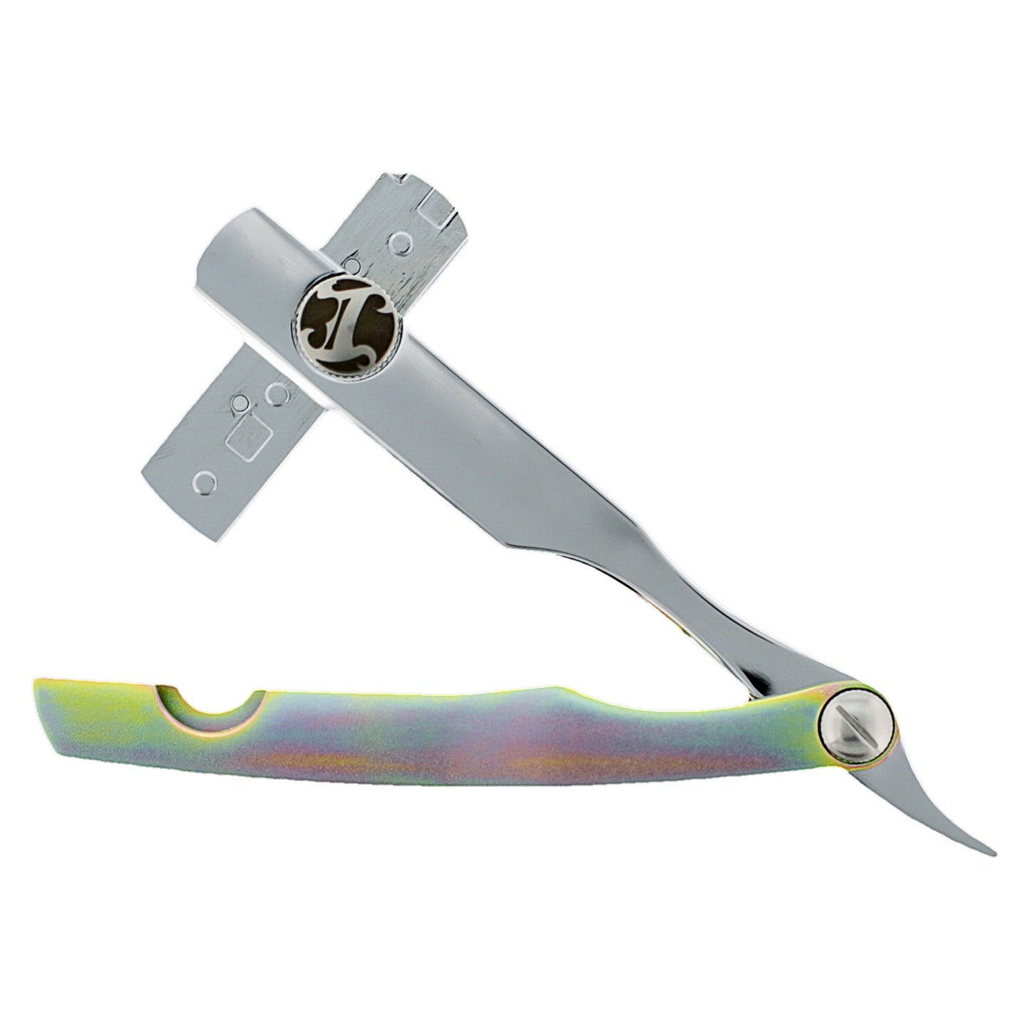 IBC Chrome / Yellow Zinc Razor Irving Barber Company