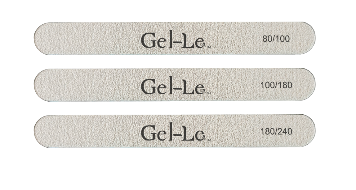 Gel-Le - Zebra Nail Files 100/180