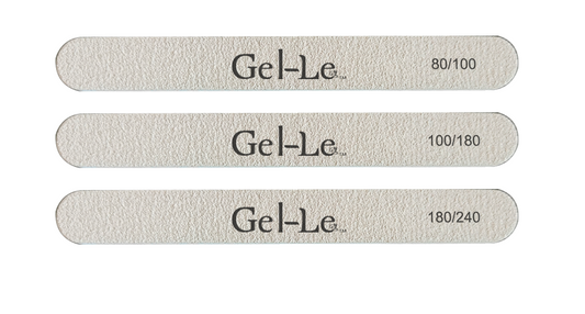 Gel-Le - Zebra Nail Files 100/180