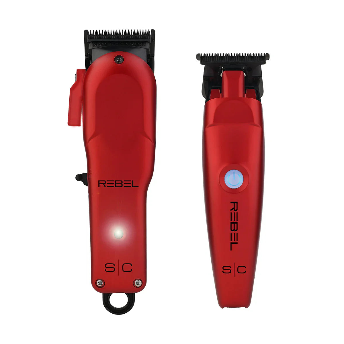 StyleCraft Rebel Clipper & Trimmer Red Combo The Barber Plug