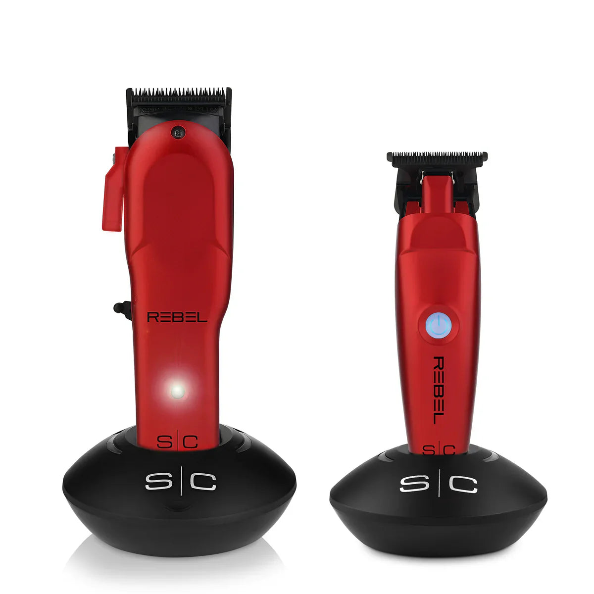 StyleCraft Rebel Clipper & Trimmer Red Combo The Barber Plug