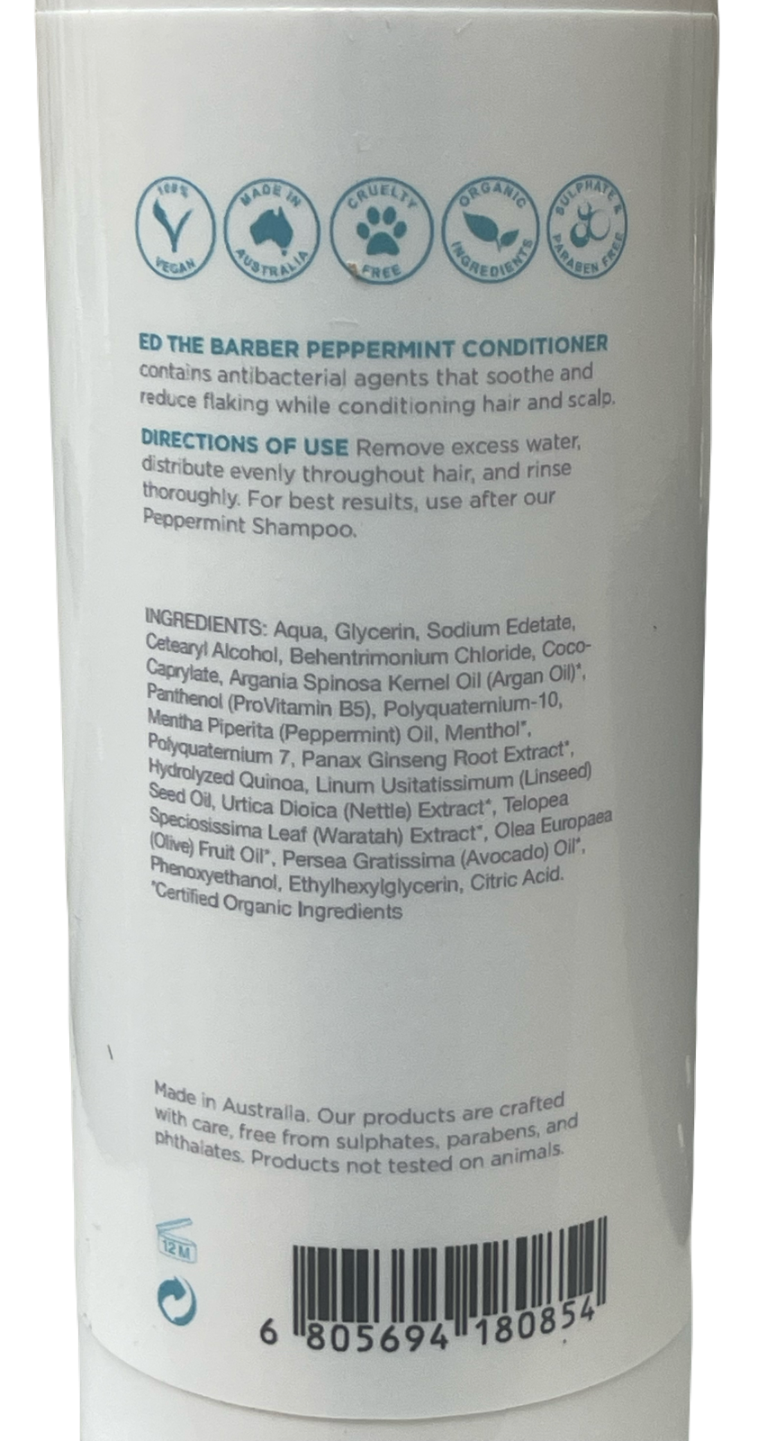 Ed the Barber Classic Peppermint Conditioner Unlimited Boundaries Barber and Beauty Supply