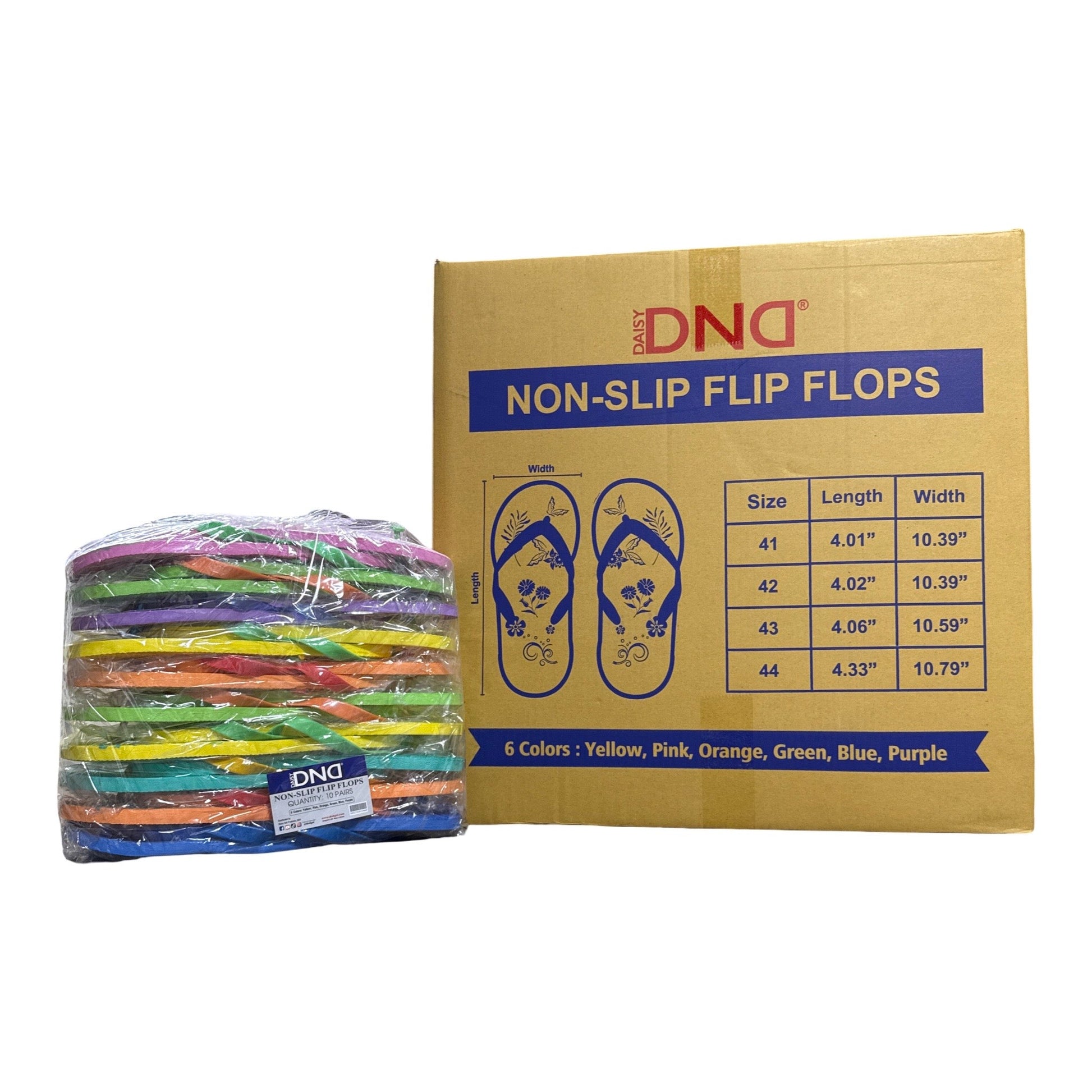 *Case DND Non Slip Pedicure Sandals - 100 Pair/Case Lunali Nail Supply