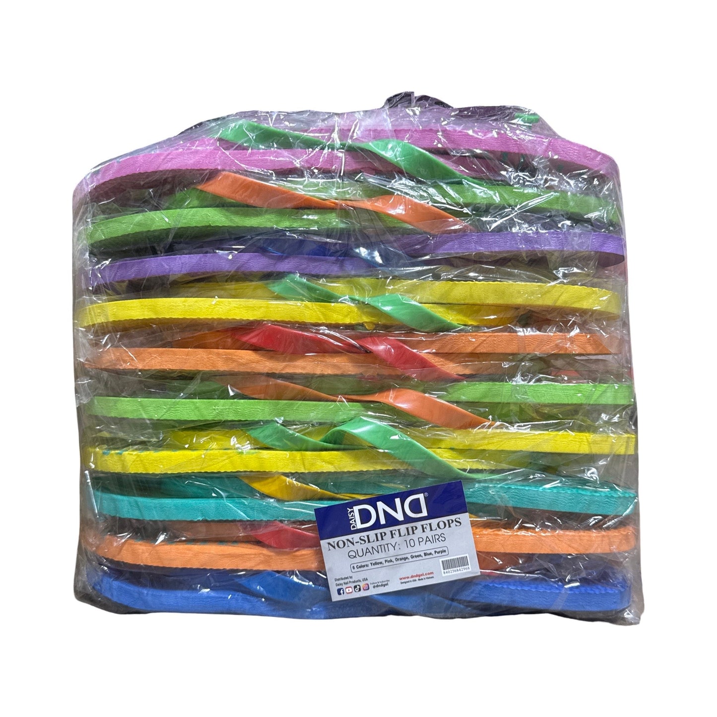DND Non Slip Pedicure Sandals - 10 Pair/Pack Lunali Nail Supply