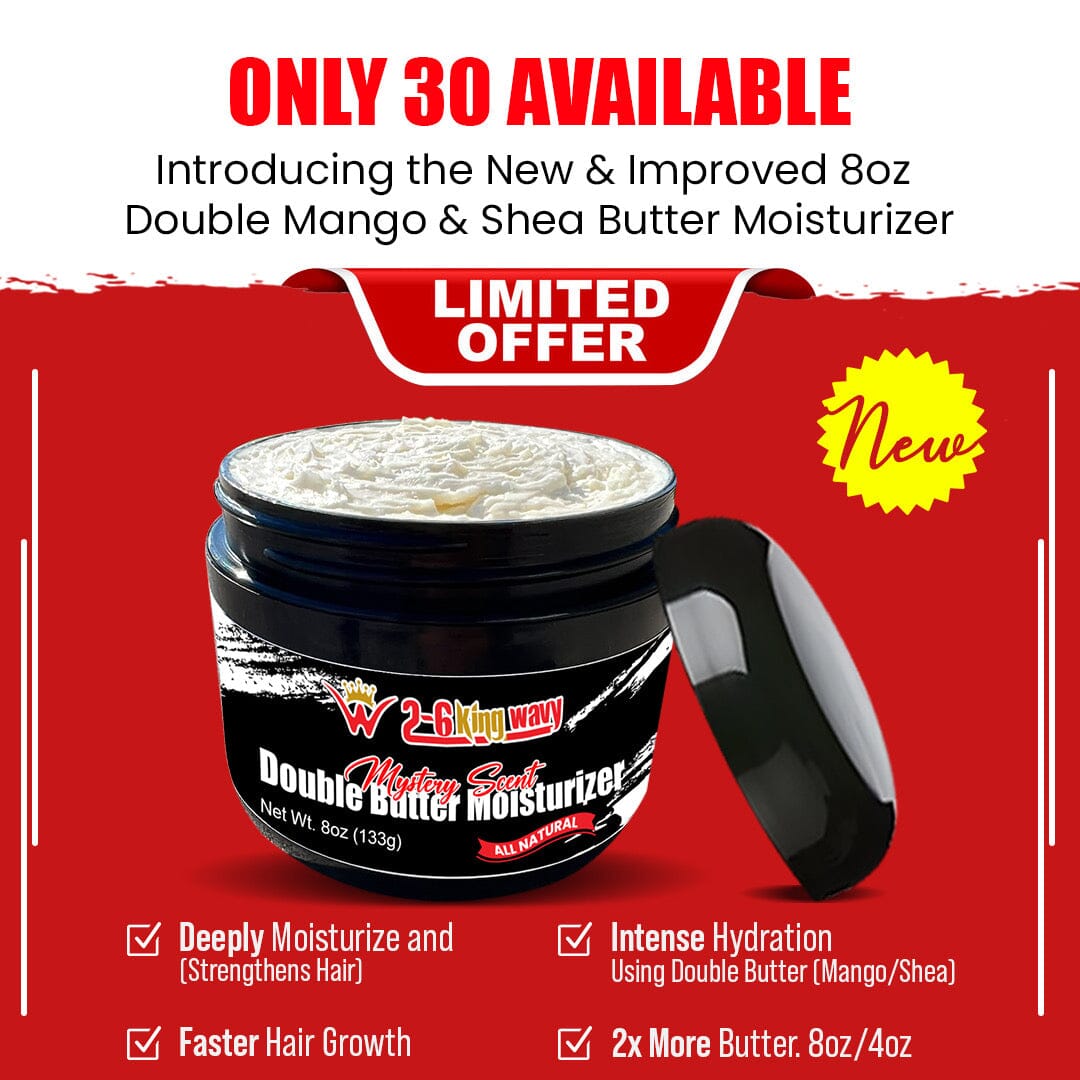🔥Pre Order 🔥Double Butter Hair Moisturizer for Dry, Coarse Hair 26 King Wavy Merch, LLC
