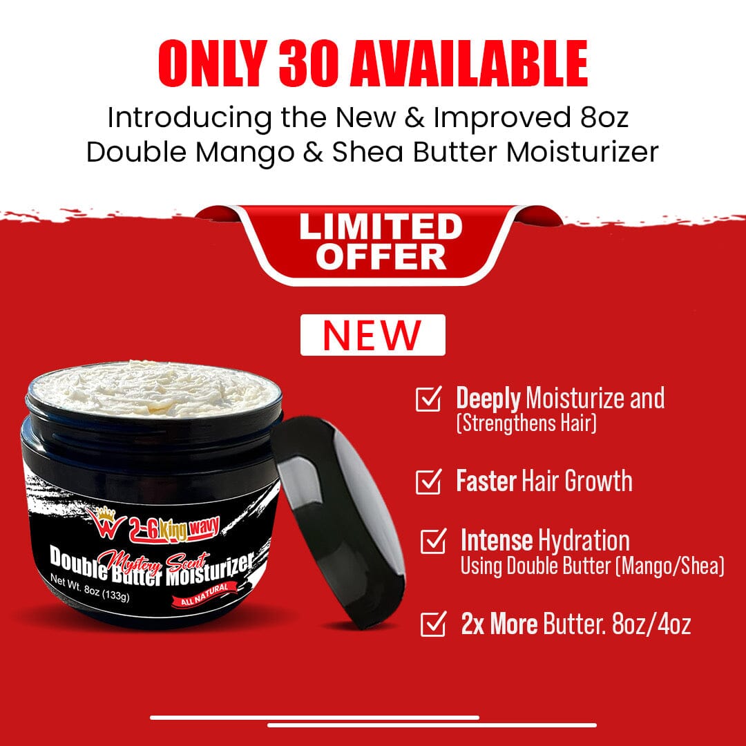 🔥Pre Order 🔥Double Butter Hair Moisturizer for Dry, Coarse Hair 26 King Wavy Merch, LLC