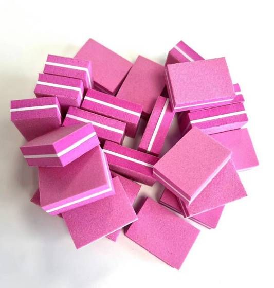Gel-Le - Mini Buffer 50pc (100/180 Grit) Queen Nails & Beauty Supplies
