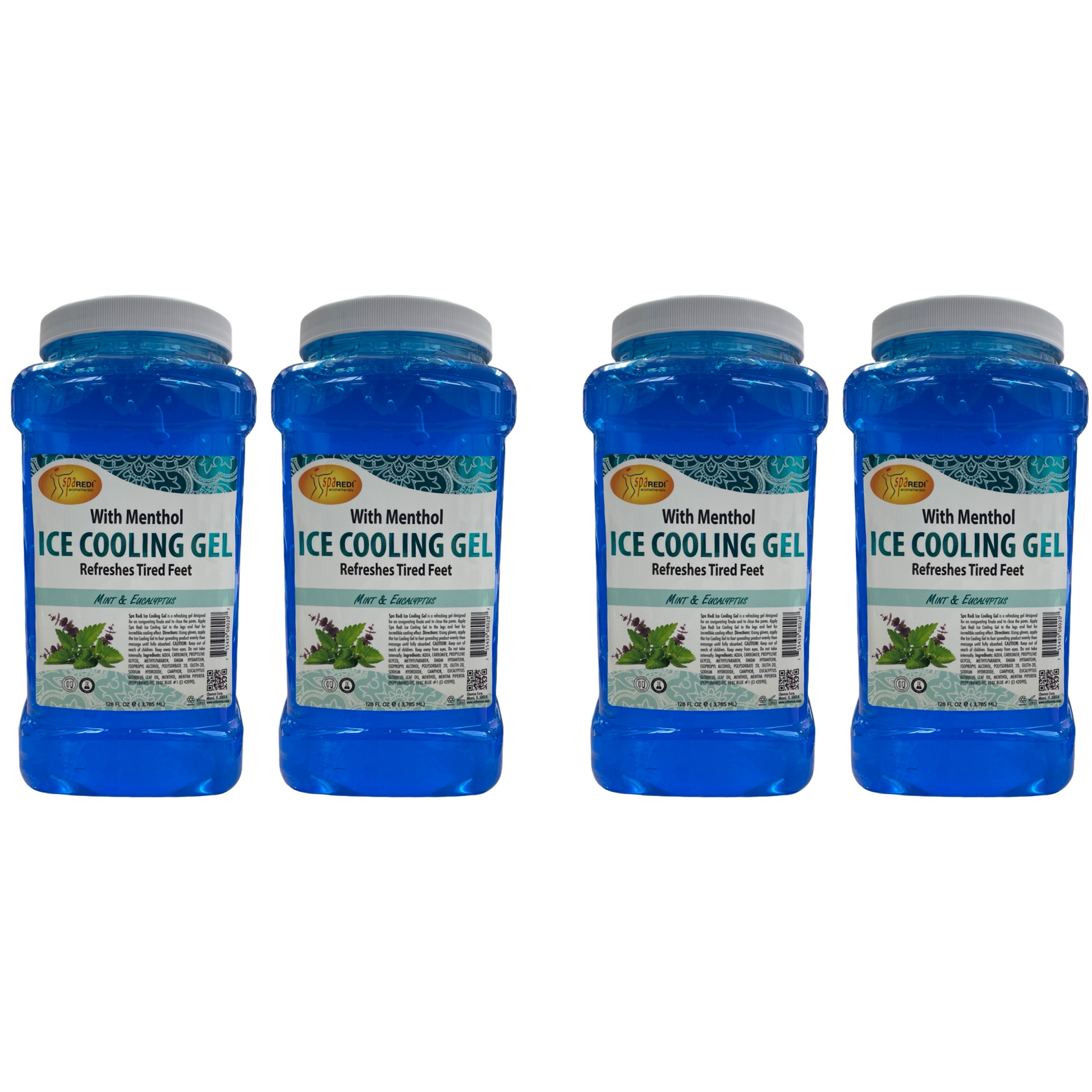 *Case Ice Cooling Gel - (4 x 128oz) Lunali Nail Supply