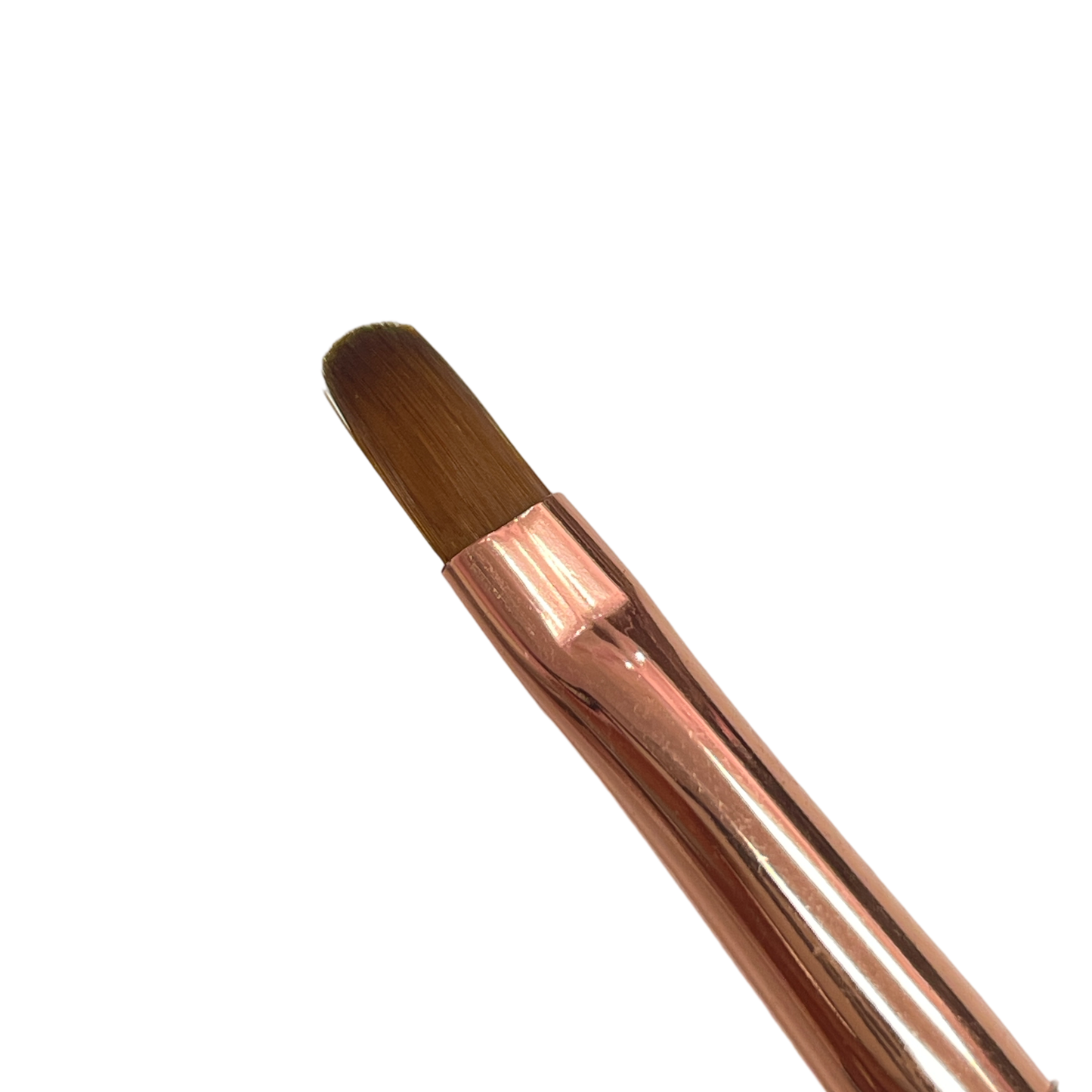 Oval Gel Nail Brush - Rose Pink Bowtie Lunali Nail Supply