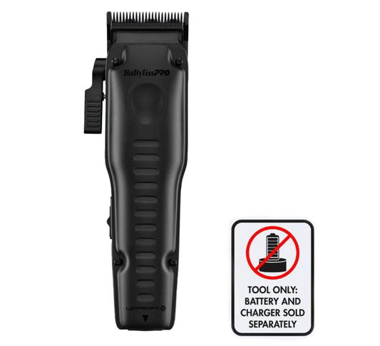BABYLISSPRO® FXONE LO-PRO FX LIMITED EDITION Matte Black CLIPPER (FX829MBLT) The Barber Plug