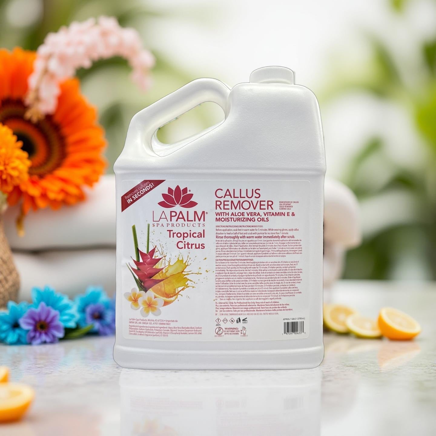 Callus Remover Tropical Citrus - 1 Gal Lunali Nail Supply