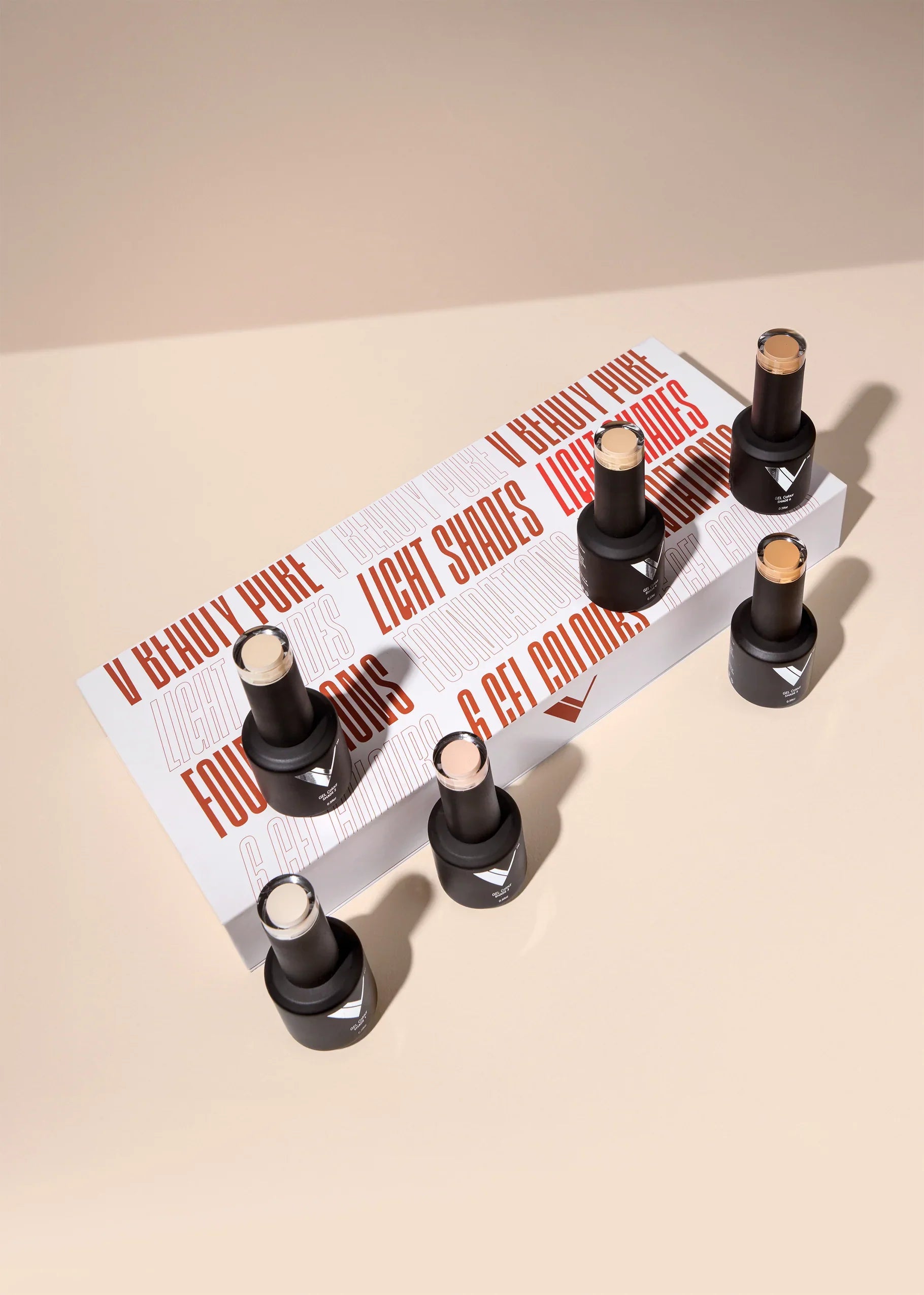 *Gel Polish - Light Shades Collection 1-6 Lunali Nail Supply