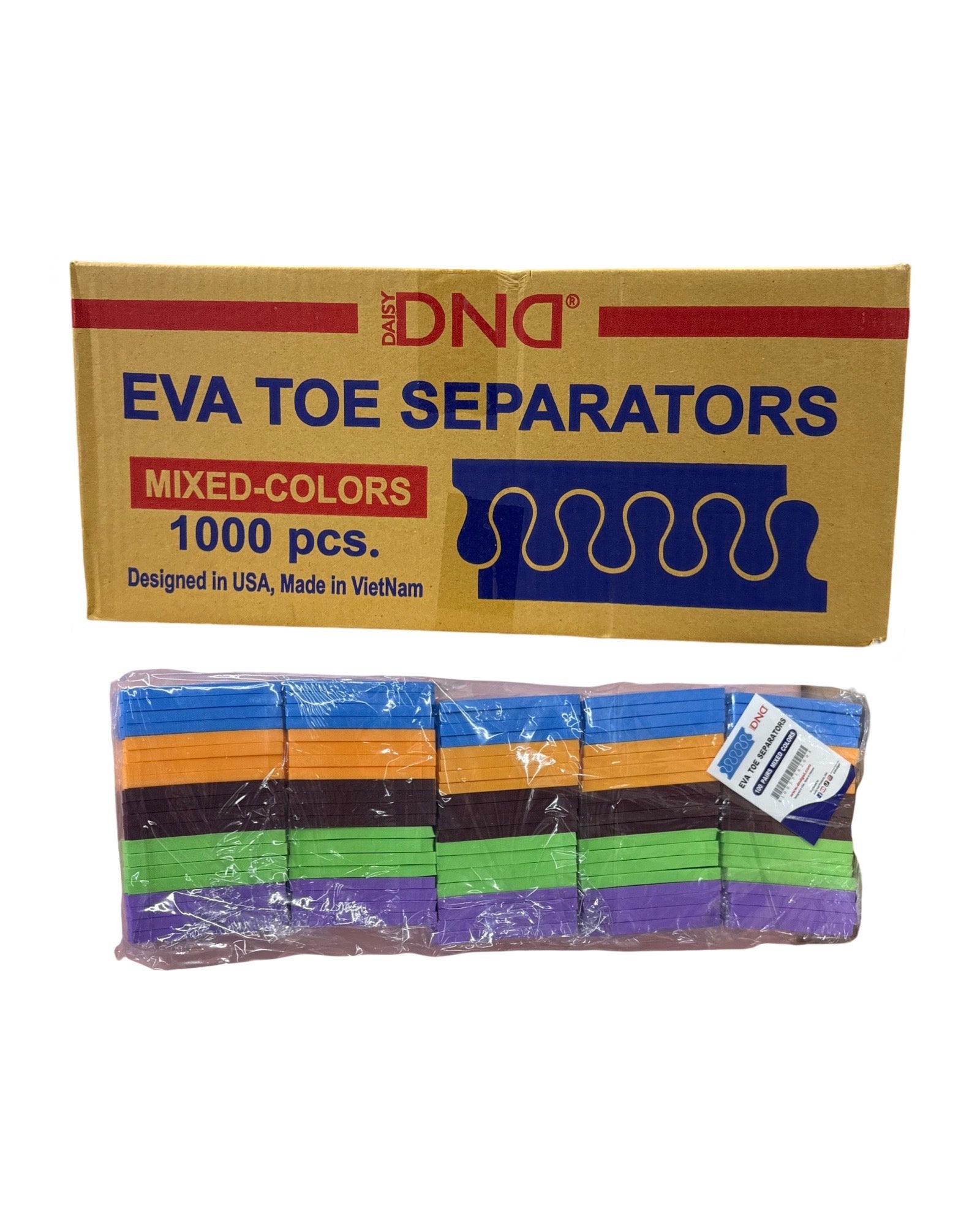 *Case Toe Separators (DND) - 1000pc Lunali Nail Supply